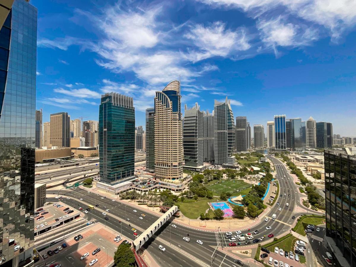 Higuests - Modern Studio With Incredible City Skyline View Dubai Exterior foto